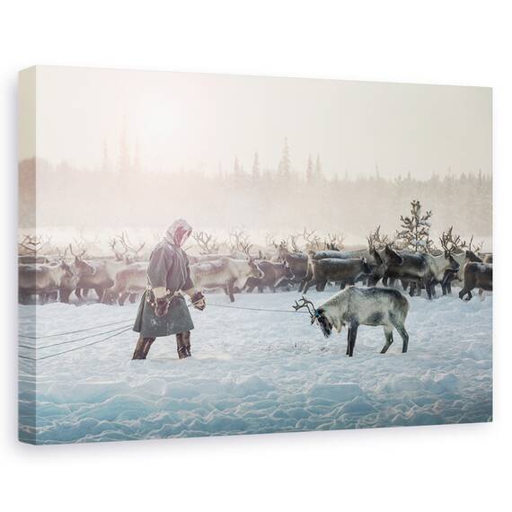 Tablou Canvas - Vanatoare, Marime: 40 x 60 cm - - Roveli