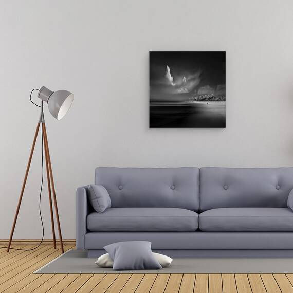 Tablou Canvas - Vedere La Malul Marii, Marime: 60 x 60 cm - 2- Roveli
