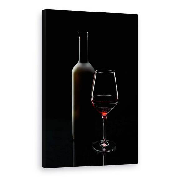 Tablou Canvas - Vin Rosu, Marime: 40 x 60 cm - - Roveli