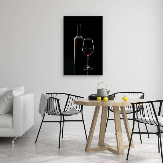 Tablou Canvas - Vin Rosu, Marime: 40 x 60 cm - 4- Roveli