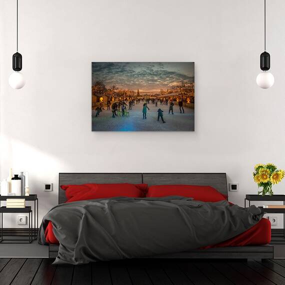 Tablou Canvas - Amsterdam Taramul Minunilor De Iarna, Marime: 40 x 60 cm - 3- Roveli