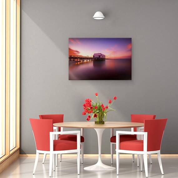 Tablou Canvas - Apus In Busselton, Marime: 40 x 60 cm - 4- Roveli