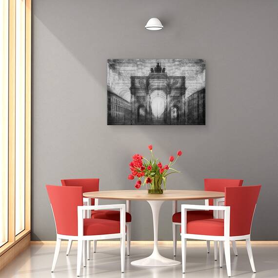 Tablou Canvas - Arcuri, Marime: 40 x 60 cm - 4- Roveli