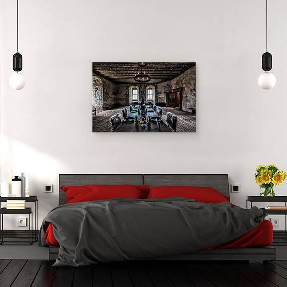 Tablou Canvas - Casa De Piatra, Marime: 40 x 60 cm - 3- Roveli