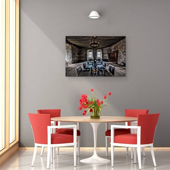 Tablou Canvas - Casa De Piatra, Marime: 40 x 60 cm - 4- Roveli