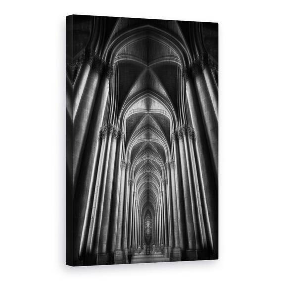 Tablou Canvas - Catedrala Notre-Dame, Marime: 40 x 60 cm - - Roveli