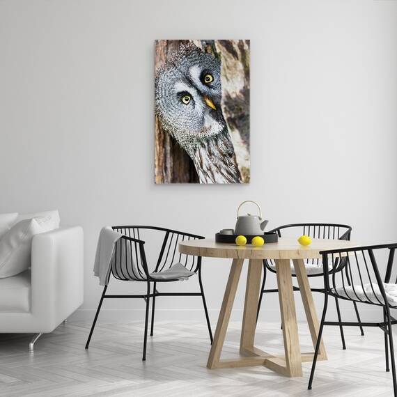 Tablou Canvas - Cine E Acolo?, Marime: 40 x 60 cm - 4- Roveli