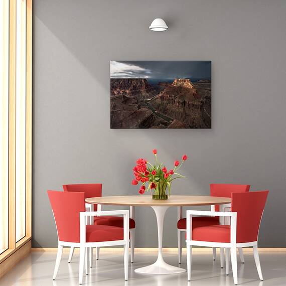 Tablou Canvas - Confluenta, Marime: 40 x 60 cm - 4- Roveli