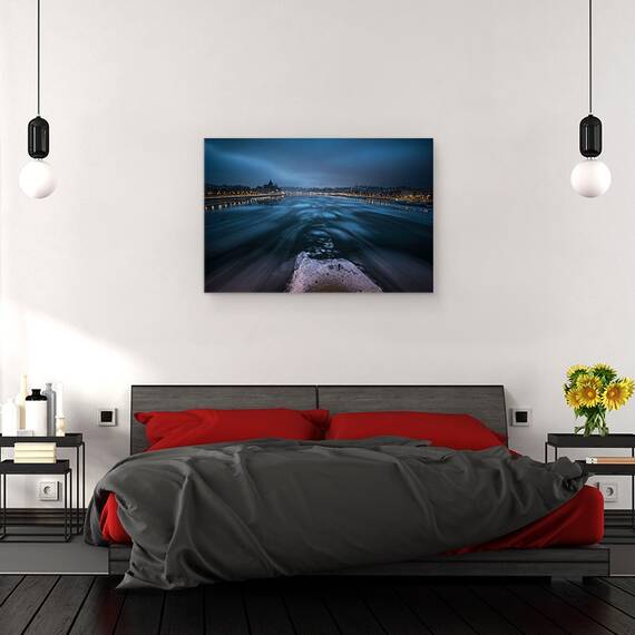 Tablou Canvas - Dimineata De Iarna In Budapesta, Marime: 40 x 60 cm - 3- Roveli