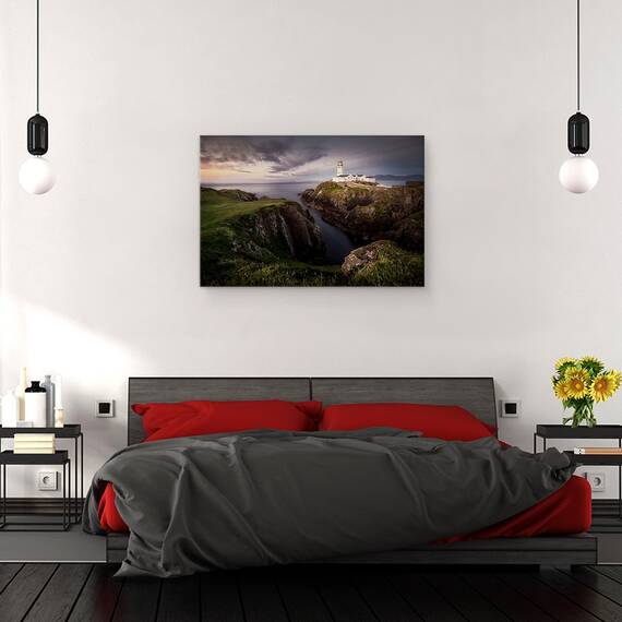 Tablou Canvas - Farul De La Fanad, Marime: 40 x 60 cm - 3- Roveli
