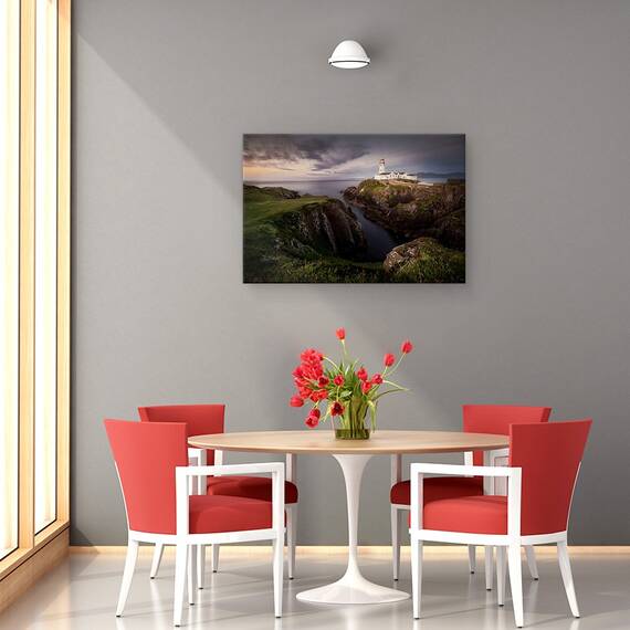 Tablou Canvas - Farul De La Fanad, Marime: 40 x 60 cm - 4- Roveli