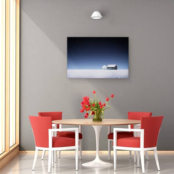 Tablou Canvas - Iarna, Marime: 40 x 60 cm - 4- Roveli