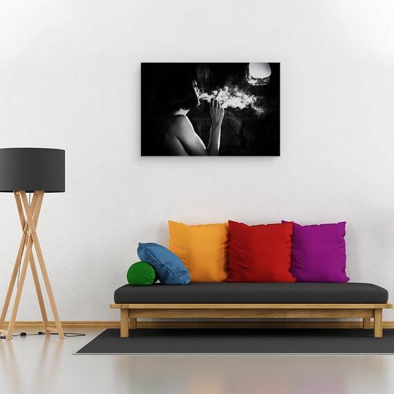 Tablou Canvas - In Fum, Marime: 40 x 60 cm - 2- Roveli