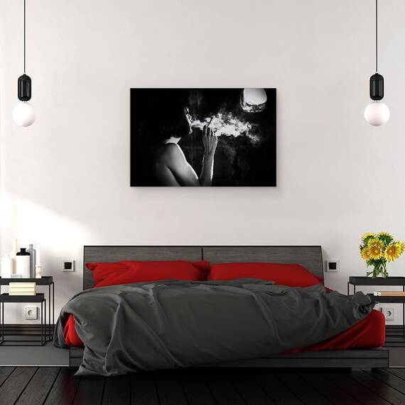 Tablou Canvas - In Fum, Marime: 40 x 60 cm - 3- Roveli