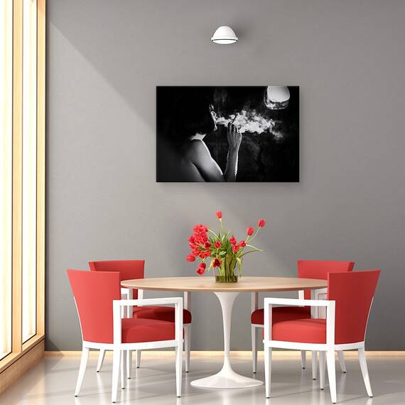 Tablou Canvas - In Fum, Marime: 40 x 60 cm - 4- Roveli