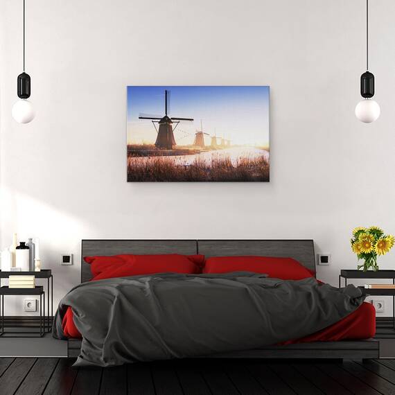 Tablou Canvas - Kinderdijk, Marime: 40 x 60 cm - 3- Roveli