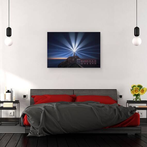 Tablou Canvas - Lumineaza Noaptea, Marime: 40 x 60 cm - 3- Roveli