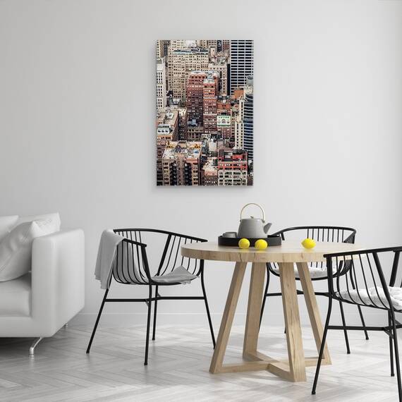 Tablou Canvas - Manhattan Multicolor, Marime: 40 x 60 cm - 4- Roveli