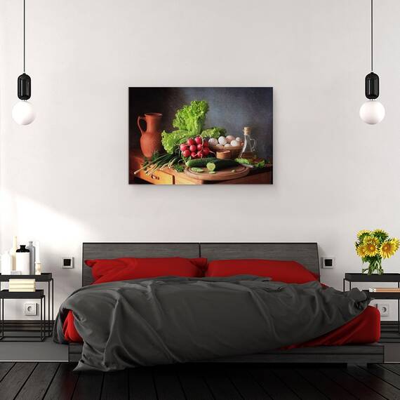 Tablou Canvas - Natura Moarta Cu Legume, Marime: 40 x 60 cm - 3- Roveli