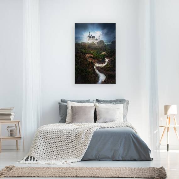 Tablou Canvas - Neuschwanstein, Marime: 40 x 60 cm - 3- Roveli