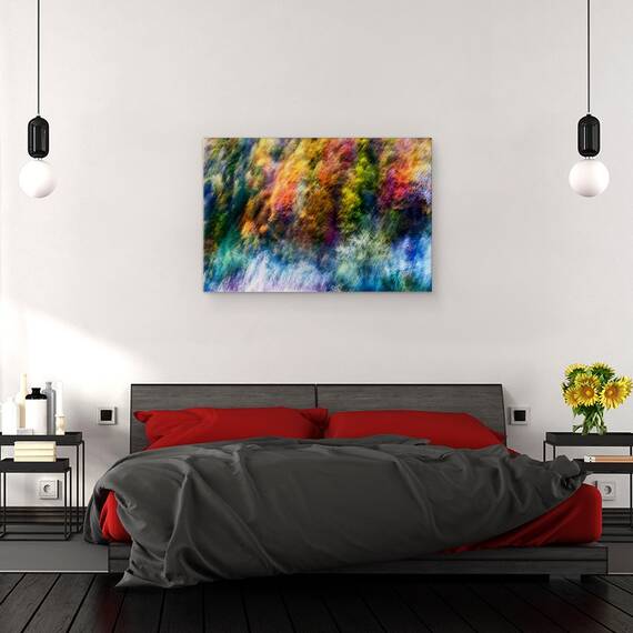 Tablou Canvas - Padure Colorata, Marime: 40 x 60 cm - 3- Roveli