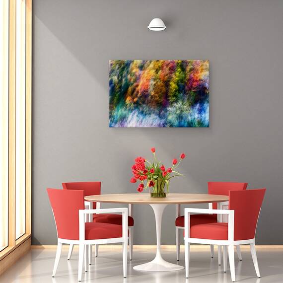 Tablou Canvas - Padure Colorata, Marime: 40 x 60 cm - 4- Roveli