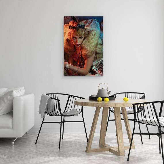 Tablou Canvas - Reflectie Iarna, Marime: 40 x 60 cm - 4- Roveli