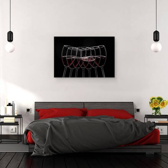 Tablou Canvas - Sapte Pahare, Marime: 40 x 60 cm - 3- Roveli