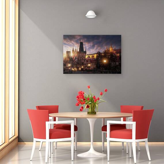 Tablou Canvas - Soarele In Praga, Marime: 40 x 60 cm - 4- Roveli