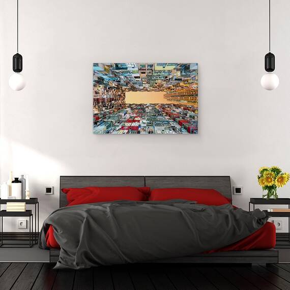 Tablou Canvas - Spatii Aglomerate, Marime: 40 x 60 cm - 3- Roveli