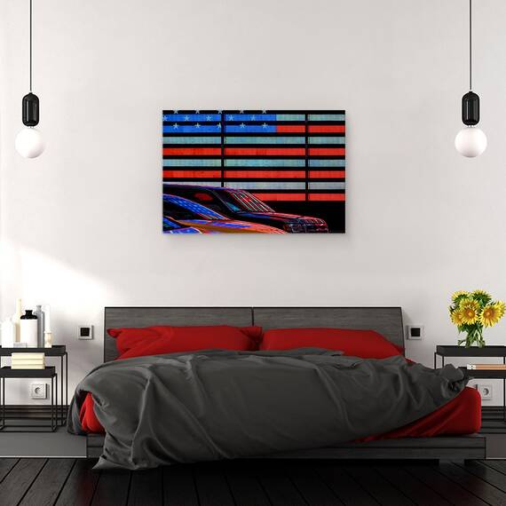 Tablou Canvas - Stelele Si Dungile Reflectate, Marime: 40 x 60 cm - 3- Roveli