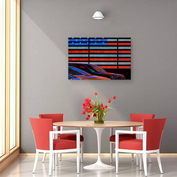 Tablou Canvas - Stelele Si Dungile Reflectate, Marime: 40 x 60 cm - 4- Roveli