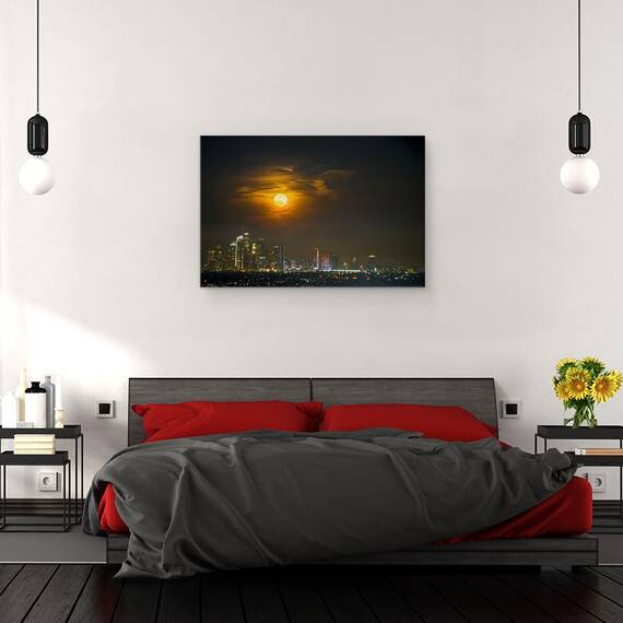 Tablou Canvas - Super Luna, Marime: 40 x 60 cm - 3- Roveli