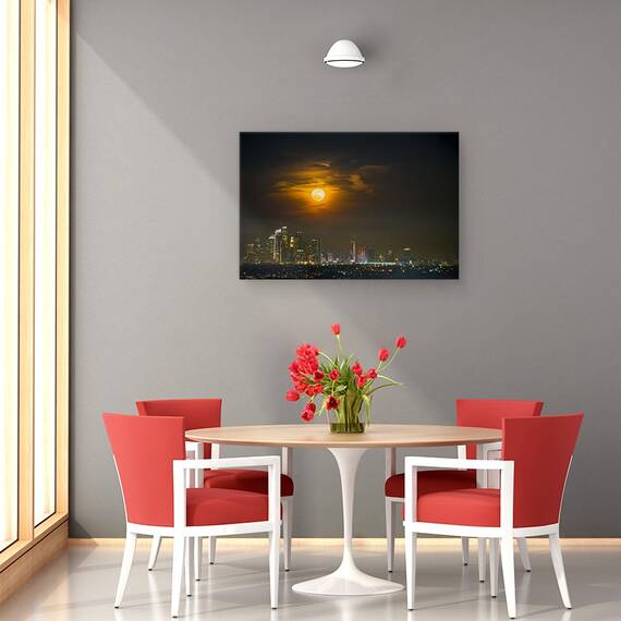 Tablou Canvas - Super Luna, Marime: 40 x 60 cm - 4- Roveli