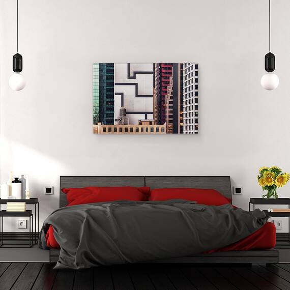 Tablou Canvas - Tetris Colosal, Marime: 40 x 60 cm - 3- Roveli
