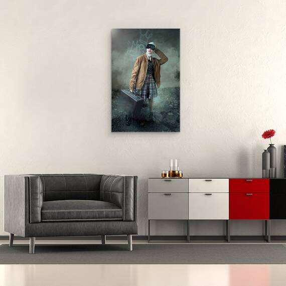 Tablou Canvas - Toate Bagajele Mele Sunt Impachetate, Sunt Gata De Plecare, Marime: 40 x 60 cm - 2- Roveli