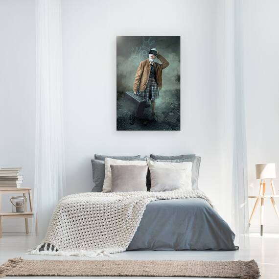 Tablou Canvas - Toate Bagajele Mele Sunt Impachetate, Sunt Gata De Plecare, Marime: 40 x 60 cm - 3- Roveli