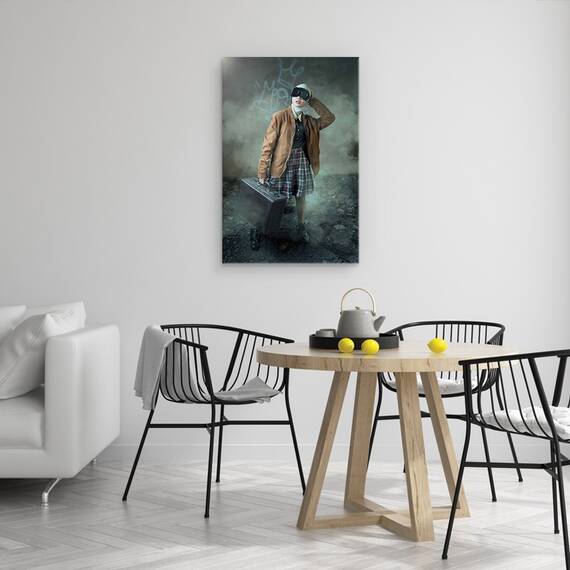 Tablou Canvas - Toate Bagajele Mele Sunt Impachetate, Sunt Gata De Plecare, Marime: 40 x 60 cm - 4- Roveli