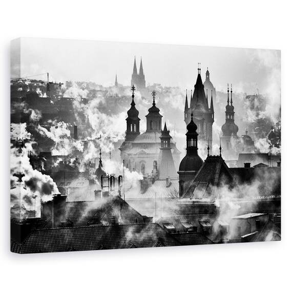 Tablou Canvas - Turnurile Din Praga, Marime: 40 x 60 cm - - Roveli