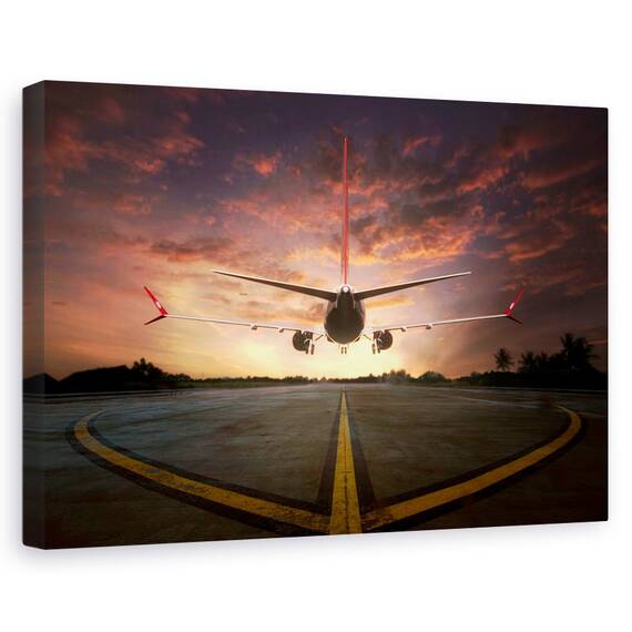 Tablou Canvas - Urmarind Apusul, Marime: 40 x 60 cm - - Roveli