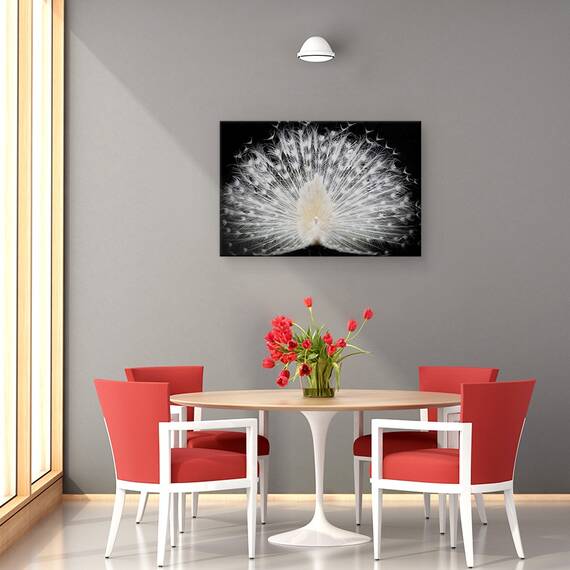 Tablou Canvas - Alb-Negru, Marime: 40 x 60 cm - 4- Roveli