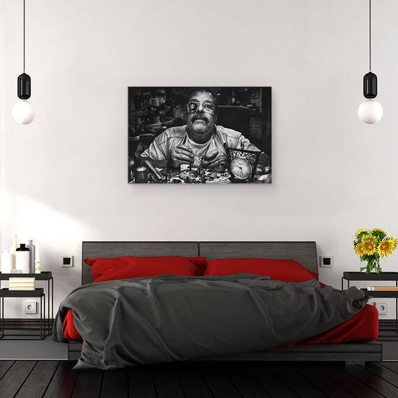 Tablou Canvas - Alb-Negru, Marime: 40 x 60 cm - 3- Roveli