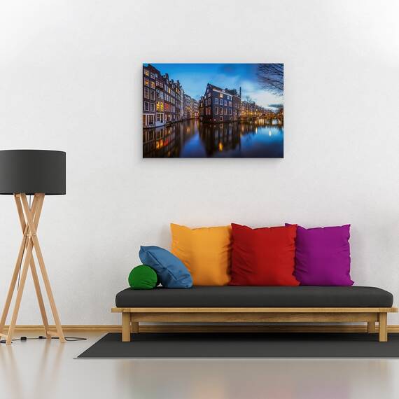 Tablou Canvas - Amsterdam Albastru, Marime: 40 x 60 cm - 2- Roveli