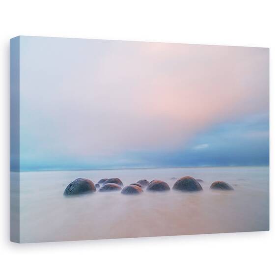 Tablou Canvas - Bolovani Moeraki, Marime: 40 x 60 cm - - Roveli