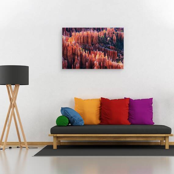 Tablou Canvas - Bryce Canyon La Apus De Soare, Marime: 40 x 60 cm - 2- Roveli