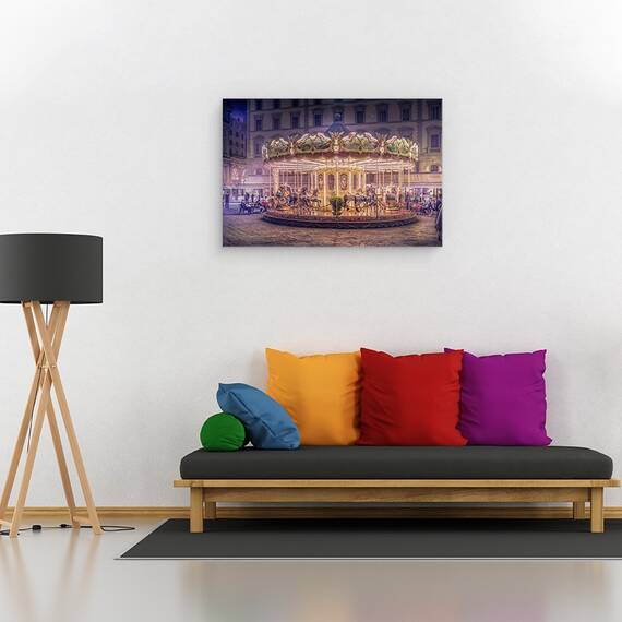 Tablou Canvas -  Carusel, Marime: 40 x 60 cm - 2- Roveli