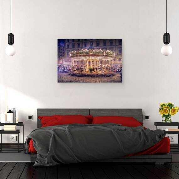 Tablou Canvas -  Carusel, Marime: 40 x 60 cm - 3- Roveli