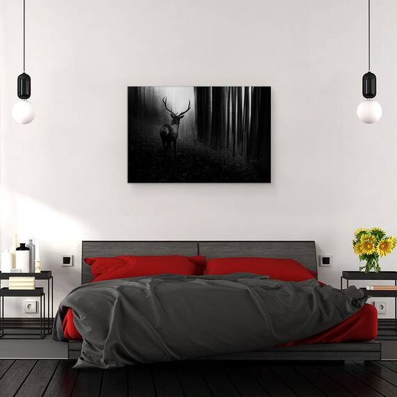 Tablou Canvas - Cerb, Marime: 40 x 60 cm - 3- Roveli