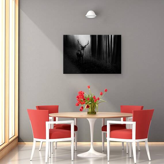 Tablou Canvas - Cerb, Marime: 40 x 60 cm - 4- Roveli
