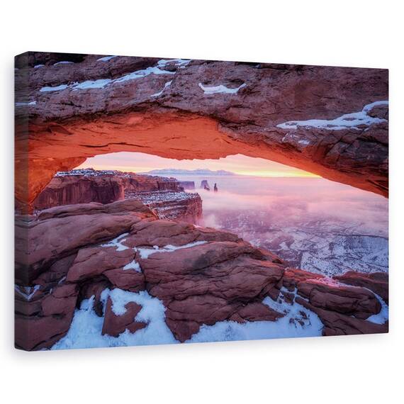 Tablou Canvas - Chiar Inainte De Rasarit, Marime: 40 x 60 cm - - Roveli